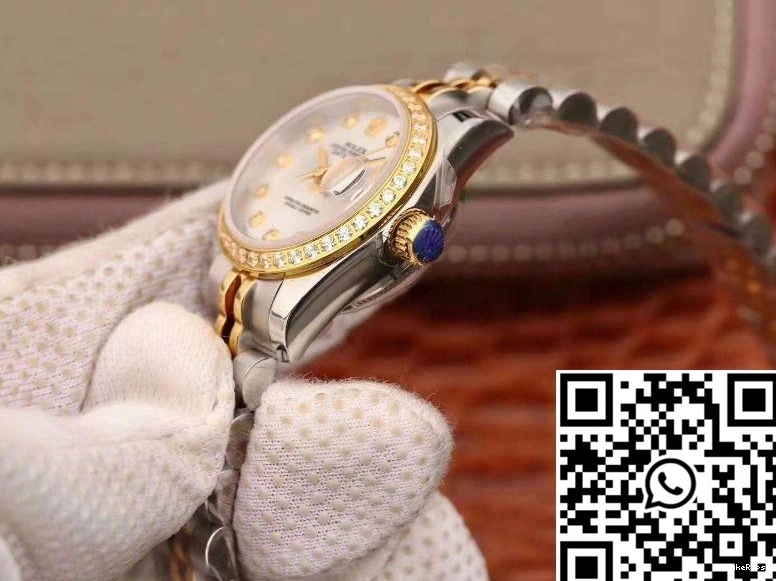 Lady Gold Dial 18K 28mm Datejust Rolex 0929